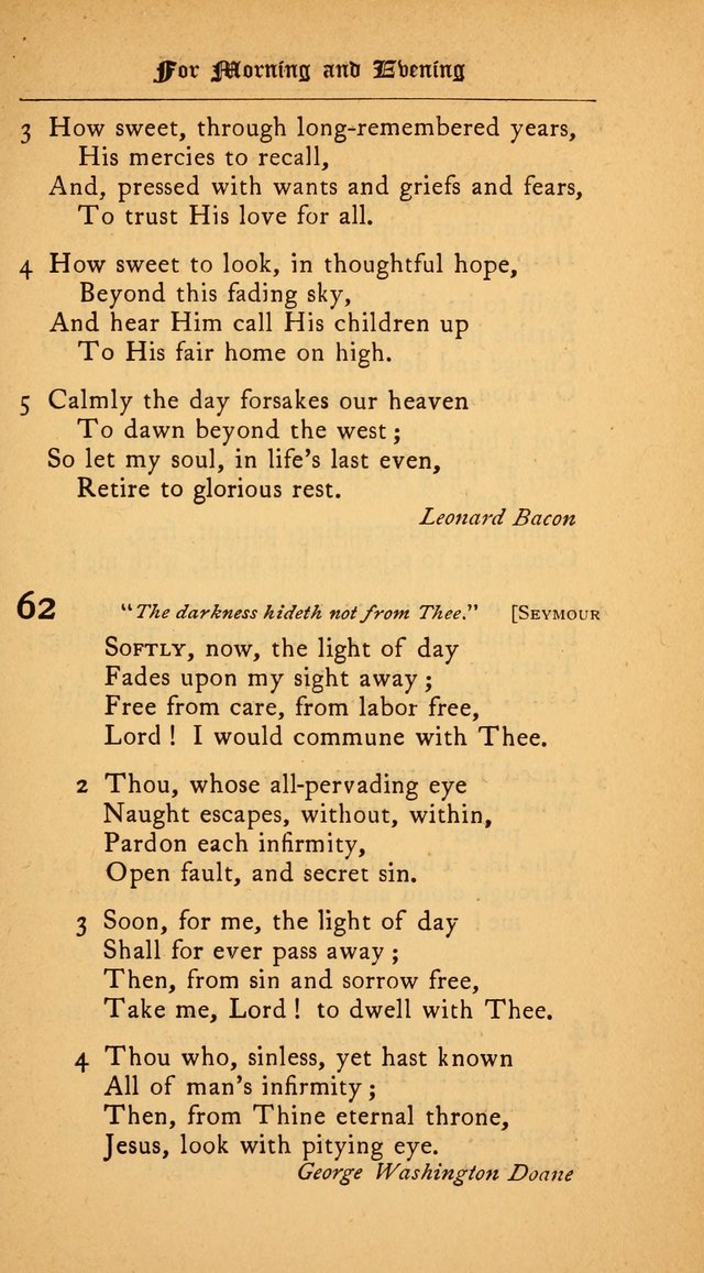 The College Hymnal: for divine service at Yale College in the Battell Chapel page 43