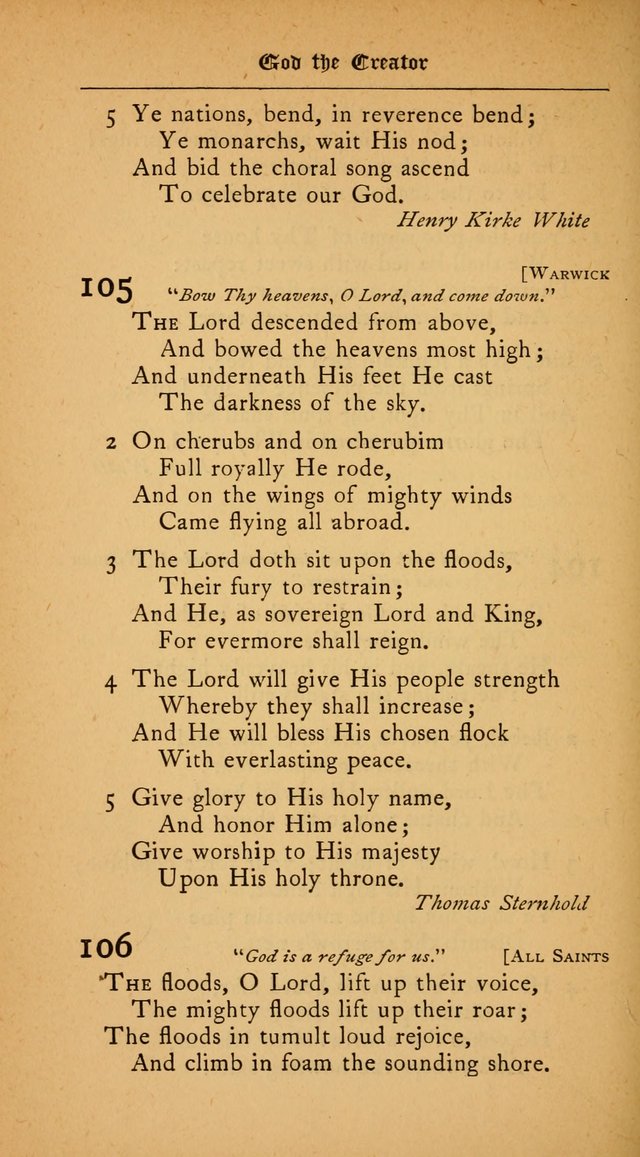 The College Hymnal: for divine service at Yale College in the Battell Chapel page 74