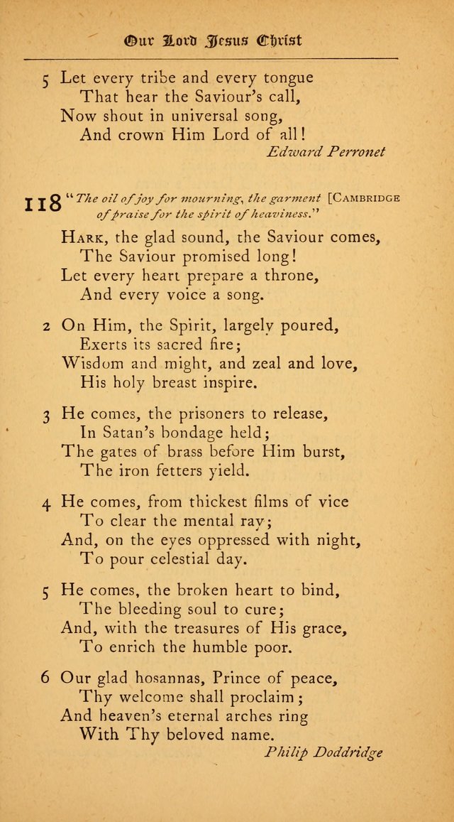 The College Hymnal: for divine service at Yale College in the Battell Chapel page 85