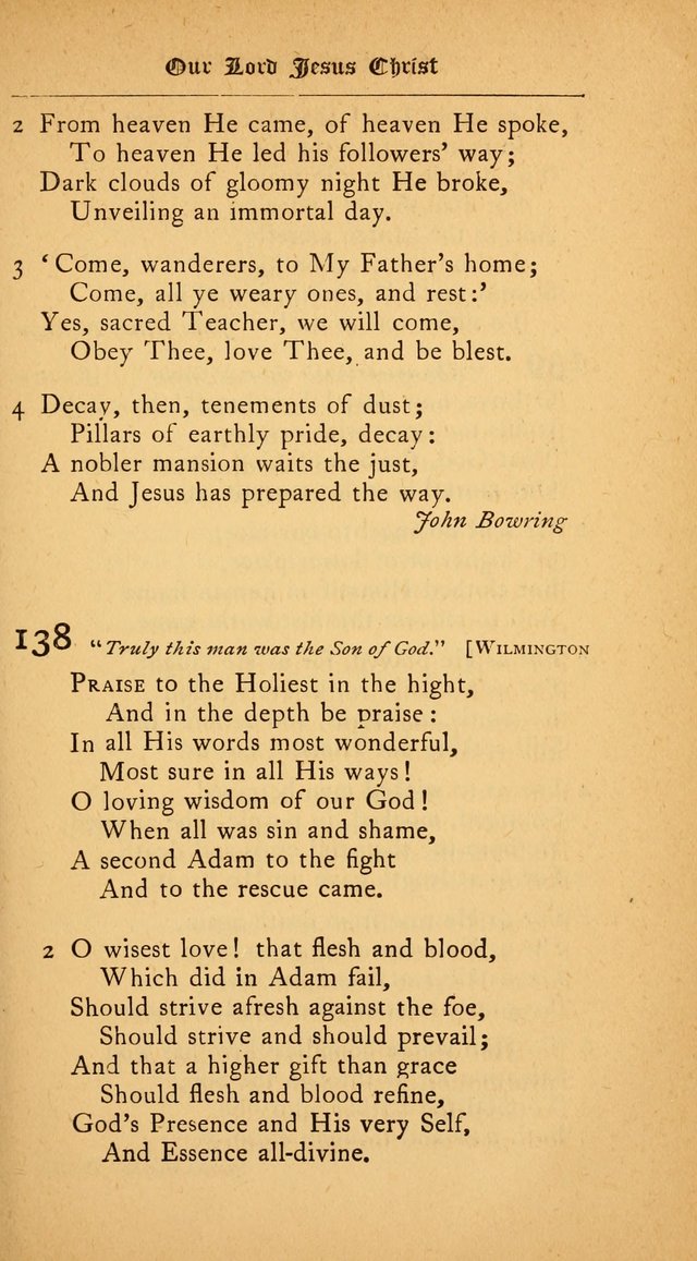 The College Hymnal: for divine service at Yale College in the Battell Chapel page 99