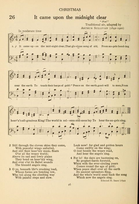 The Concord Hymnal: for Day School, Sunday School and Home page 26