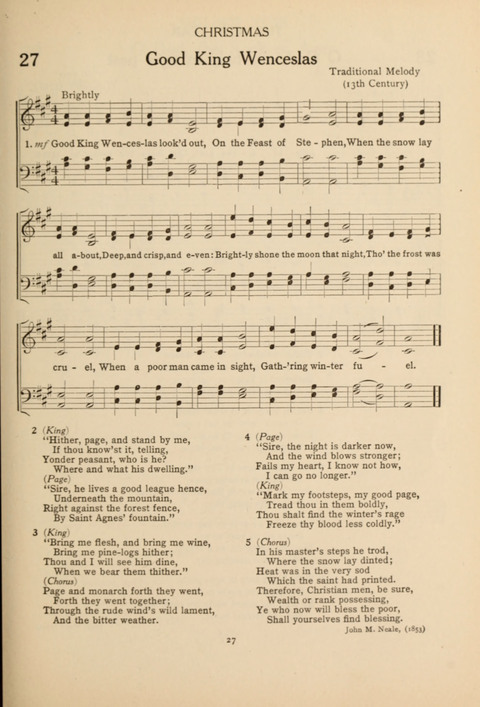 The Concord Hymnal: for Day School, Sunday School and Home page 27