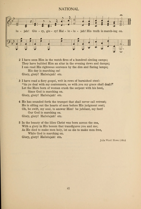 The Concord Hymnal: for Day School, Sunday School and Home page 45
