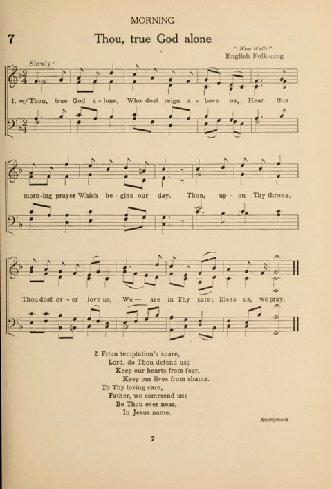 The Concord Hymnal: for Day School, Sunday School and Home page 7