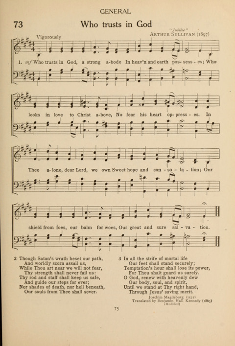 The Concord Hymnal: for Day School, Sunday School and Home page 75