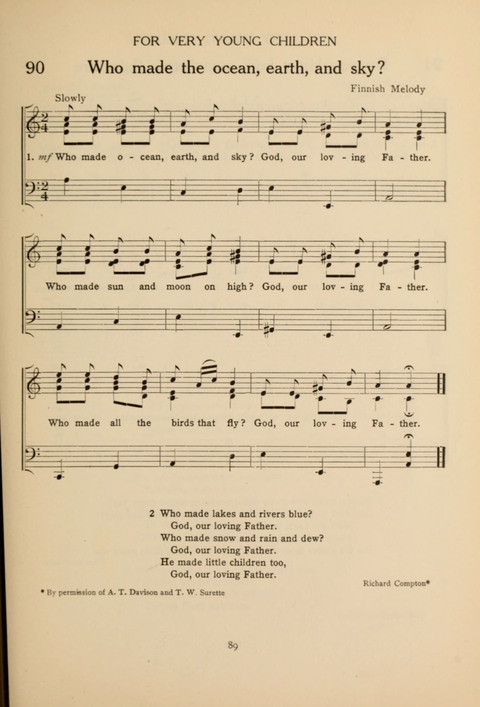 The Concord Hymnal: for Day School, Sunday School and Home page 89