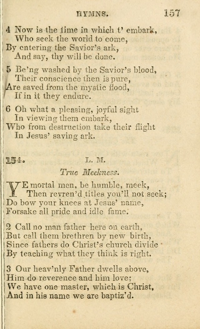 A Collection of Hymns, Designed for the Use of the Church of Christ page 158