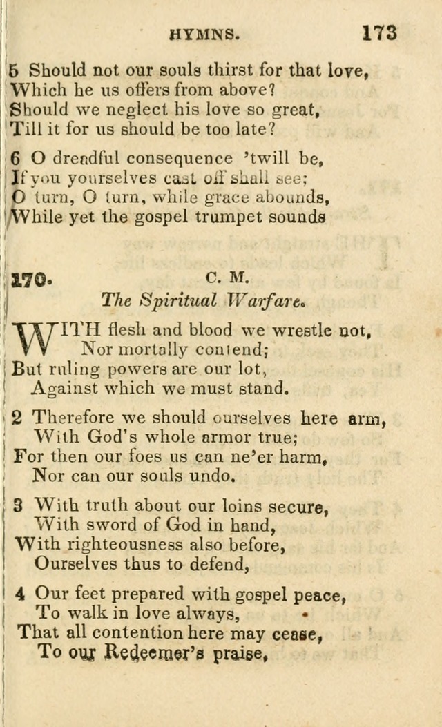 A Collection of Hymns, Designed for the Use of the Church of Christ page 174