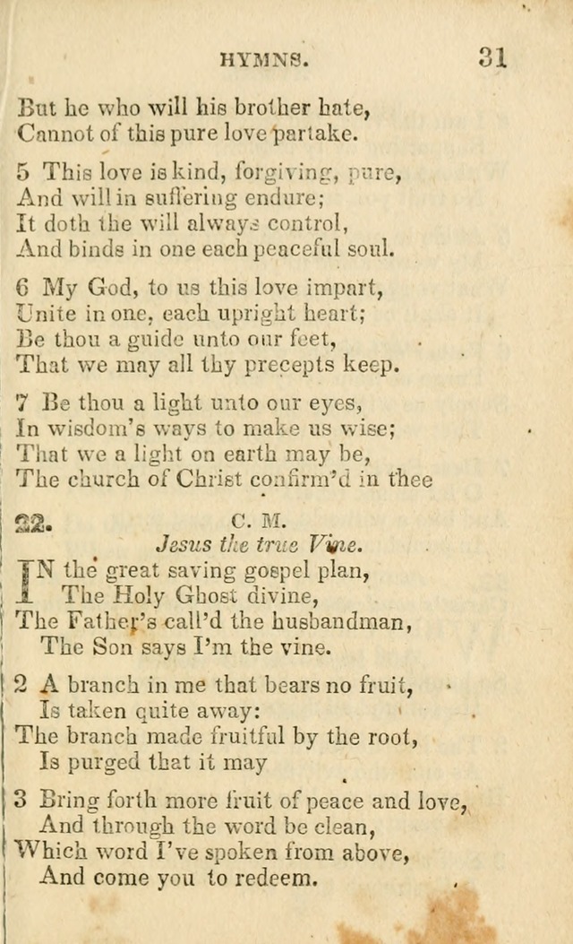 A Collection of Hymns, Designed for the Use of the Church of Christ page 32