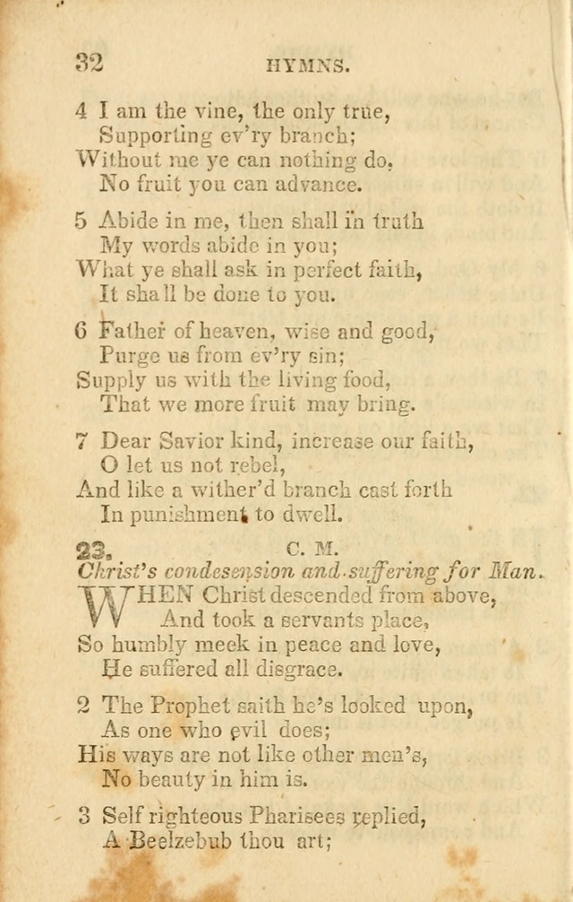 A Collection of Hymns, Designed for the Use of the Church of Christ page 33