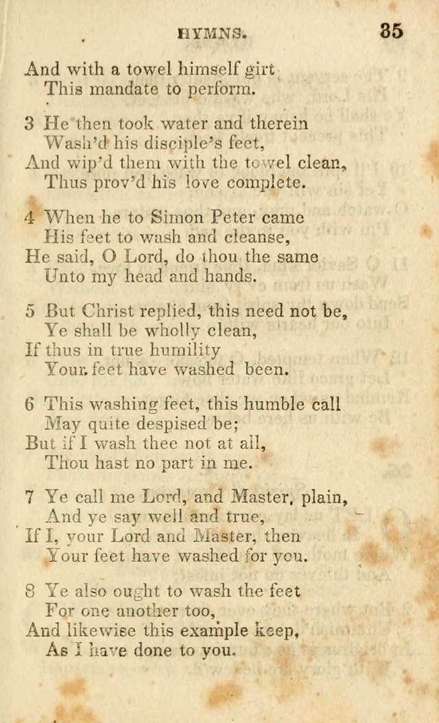 A Collection of Hymns, Designed for the Use of the Church of Christ page 36