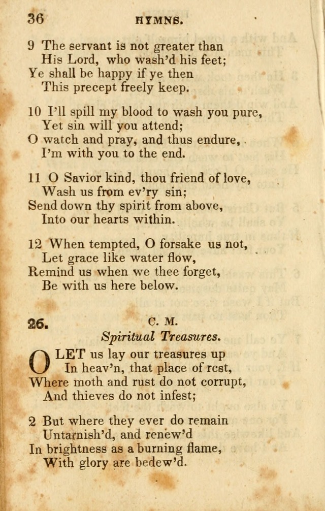 A Collection of Hymns, Designed for the Use of the Church of Christ page 37