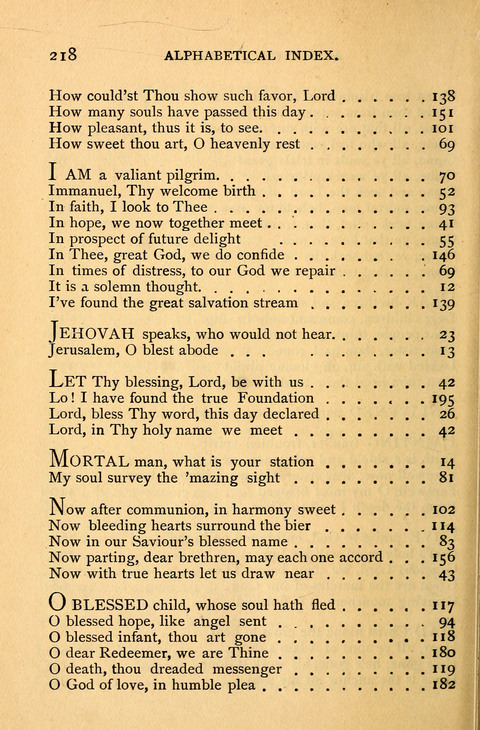 Collection of Hymns: designed for the use of the Cchurch of Christ by the Reformed Mennonite Church page 218