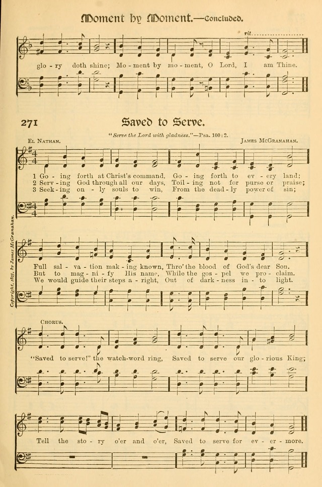 Church Hymns and Gospel Songs: for use in church services, prayer meetings, and other religious gatherings  page 107