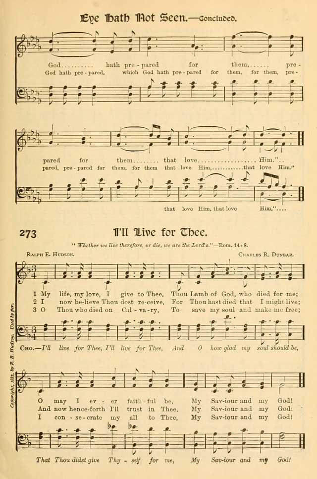 Church Hymns and Gospel Songs: for use in church services, prayer meetings, and other religious gatherings  page 109
