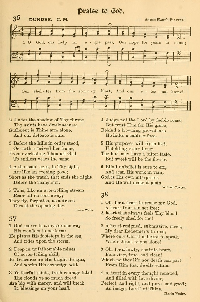 Church Hymns and Gospel Songs: for use in church services, prayer meetings, and other religious gatherings  page 15
