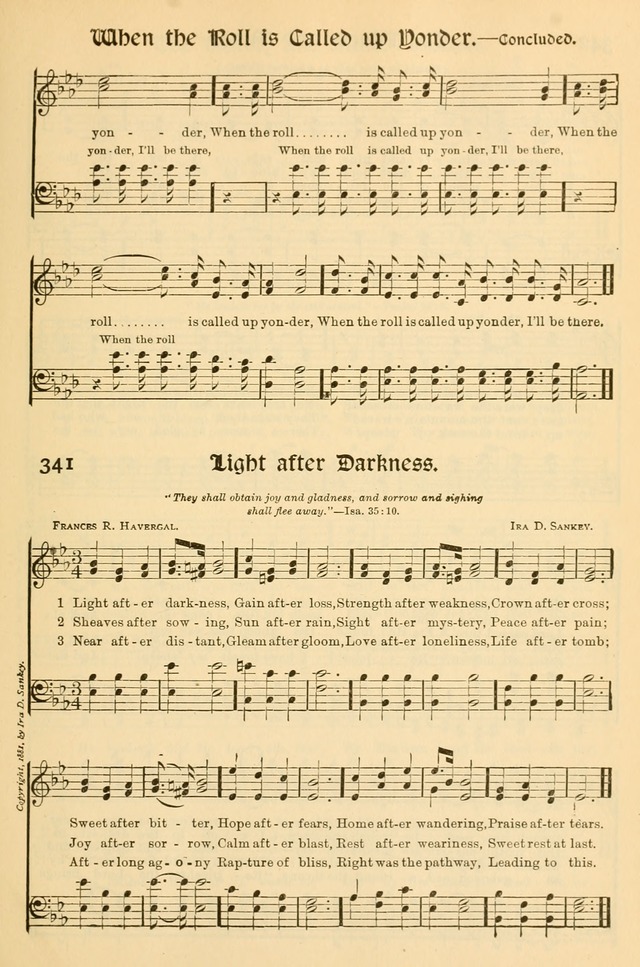 Church Hymns and Gospel Songs: for use in church services, prayer meetings, and other religious gatherings  page 177