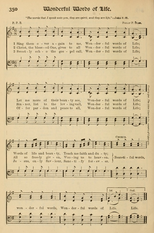 Church Hymns and Gospel Songs: for use in church services, prayer meetings, and other religious gatherings  page 186