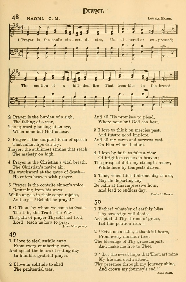 Church Hymns and Gospel Songs: for use in church services, prayer meetings, and other religious gatherings  page 19