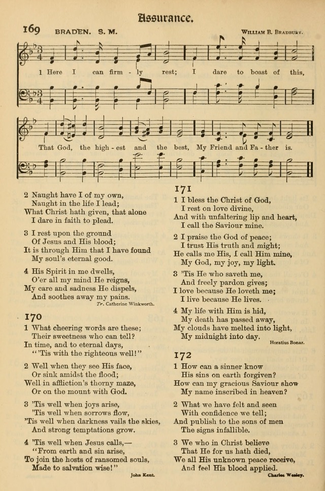 Church Hymns and Gospel Songs: for use in church services, prayer meetings, and other religious gatherings  page 62