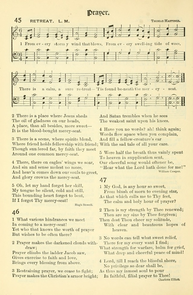 Church Hymns and Gospel Songs: for use in church services, prayer meetings, and other religious services page 18