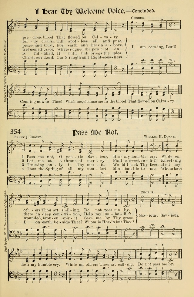 Church Hymns and Gospel Songs: for use in church services, prayer meetings, and other religious services page 189