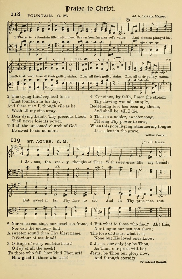 Church Hymns and Gospel Songs: for use in church services, prayer meetings, and other religious services page 45