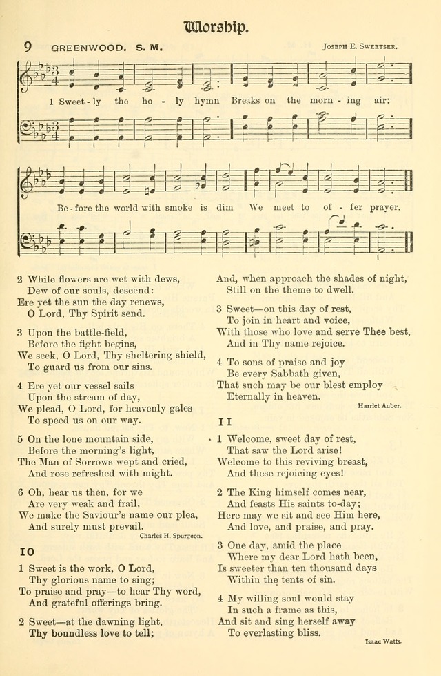 Church Hymns and Gospel Songs: for use in church services, prayer meetings, and other religious services page 5