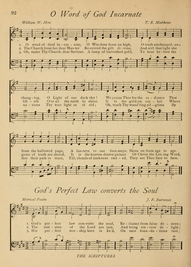 The Church and Home Hymnal: containing hymns and tunes for church service, for prayer meetings, for Sunday schools, for praise service, for home circles, for young people, children and special occasio page 105