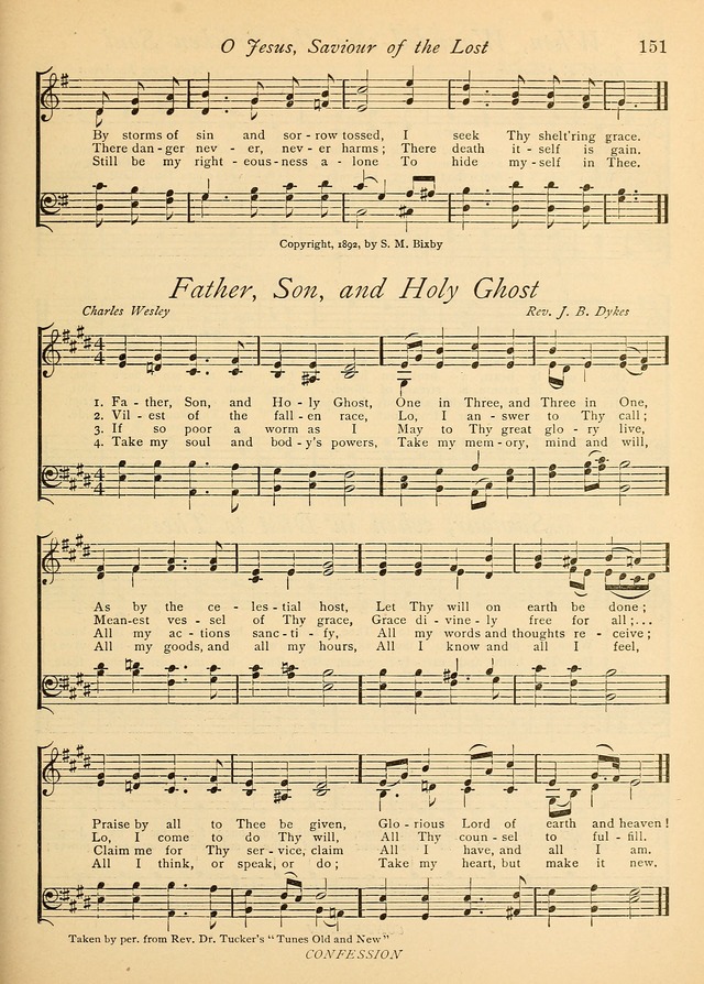 The Church and Home Hymnal: containing hymns and tunes for church service, for prayer meetings, for Sunday schools, for praise service, for home circles, for young people, children and special occasio page 164
