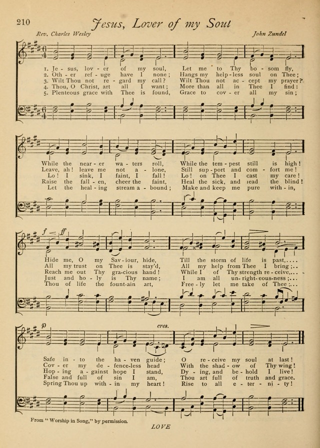 The Church and Home Hymnal: containing hymns and tunes for church service, for prayer meetings, for Sunday schools, for praise service, for home circles, for young people, children and special occasio page 223