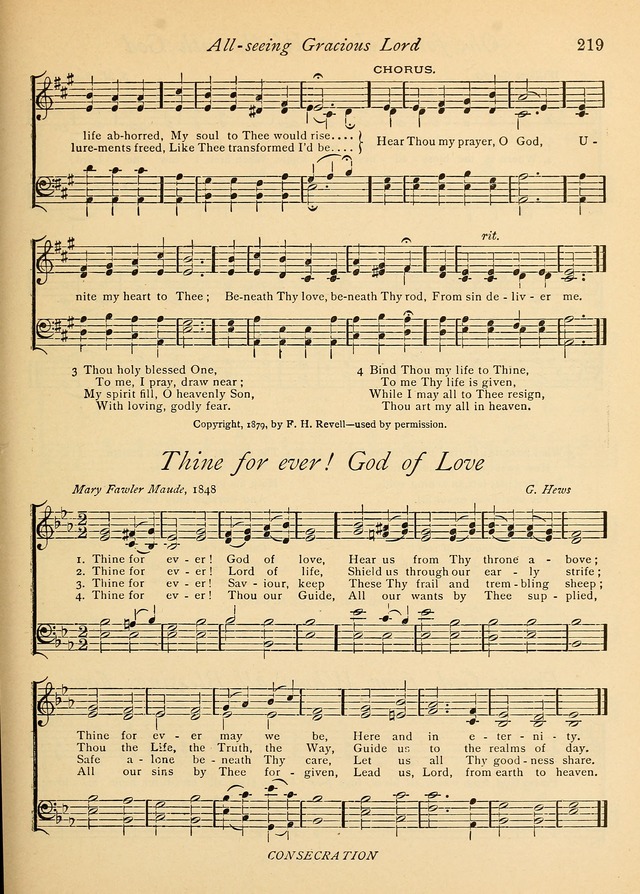 The Church and Home Hymnal: containing hymns and tunes for church service, for prayer meetings, for Sunday schools, for praise service, for home circles, for young people, children and special occasio page 232
