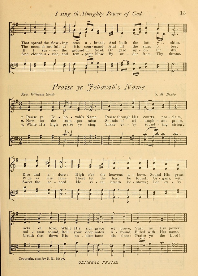 The Church and Home Hymnal: containing hymns and tunes for church service, for prayer meetings, for Sunday schools, for praise service, for home circles, for young people, children and special occasio page 24