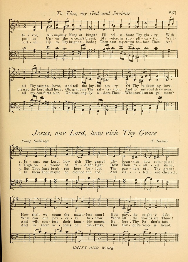 The Church and Home Hymnal: containing hymns and tunes for church service, for prayer meetings, for Sunday schools, for praise service, for home circles, for young people, children and special occasio page 250