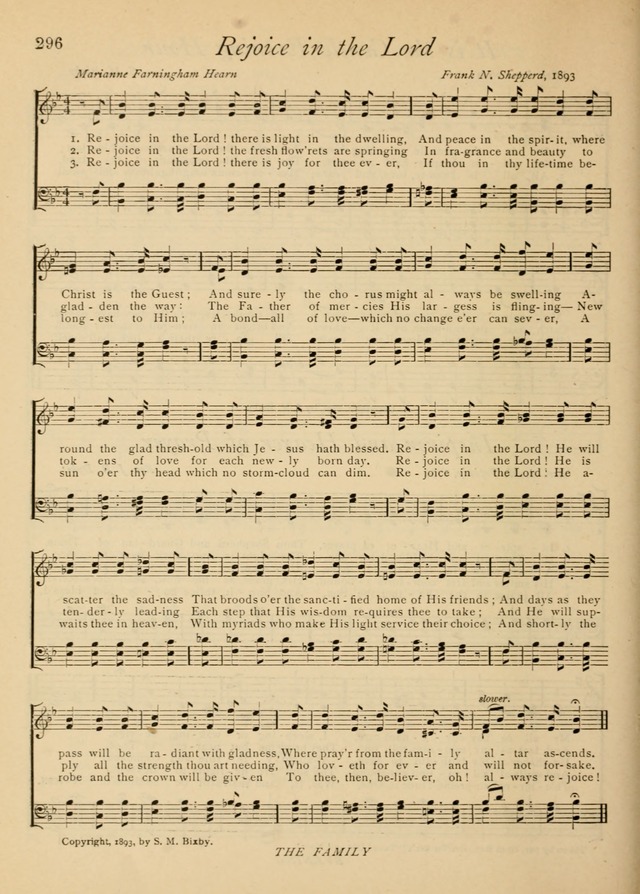 The Church and Home Hymnal: containing hymns and tunes for church service, for prayer meetings, for Sunday schools, for praise service, for home circles, for young people, children and special occasio page 309
