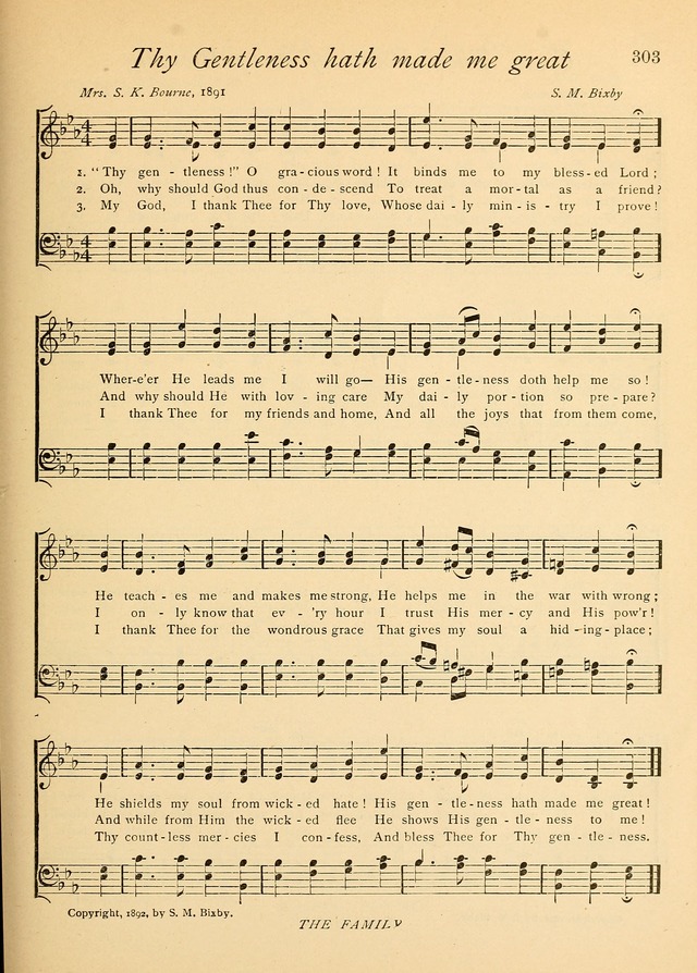 The Church and Home Hymnal: containing hymns and tunes for church service, for prayer meetings, for Sunday schools, for praise service, for home circles, for young people, children and special occasio page 316