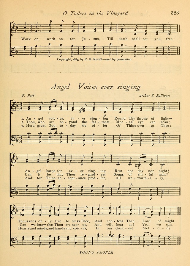 The Church and Home Hymnal: containing hymns and tunes for church service, for prayer meetings, for Sunday schools, for praise service, for home circles, for young people, children and special occasio page 336