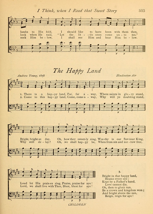 The Church and Home Hymnal: containing hymns and tunes for church service, for prayer meetings, for Sunday schools, for praise service, for home circles, for young people, children and special occasio page 348