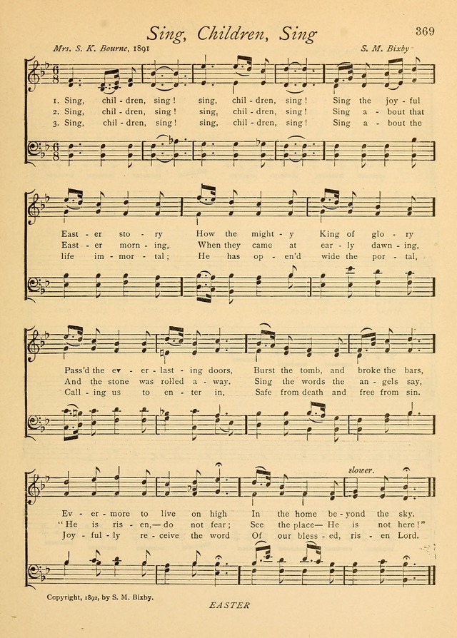 The Church and Home Hymnal: containing hymns and tunes for church service, for prayer meetings, for Sunday schools, for praise service, for home circles, for young people, children and special occasio page 382