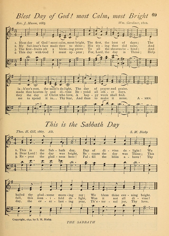 The Church and Home Hymnal: containing hymns and tunes for church service, for prayer meetings, for Sunday schools, for praise service, for home circles, for young people, children and special occasio page 82
