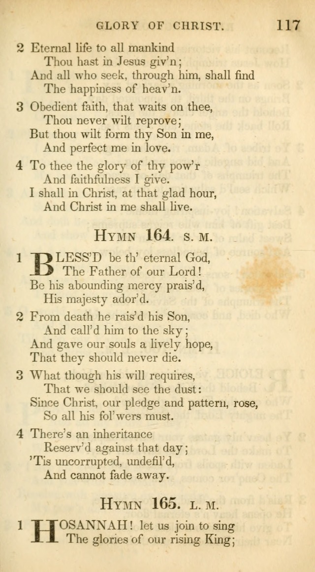A Collection of Hymns and a Liturgy: for the use of Evangelical Lutheran Churches, to which are added prayers for families and individuals (New and Enl. Stereotype Ed.) page 117