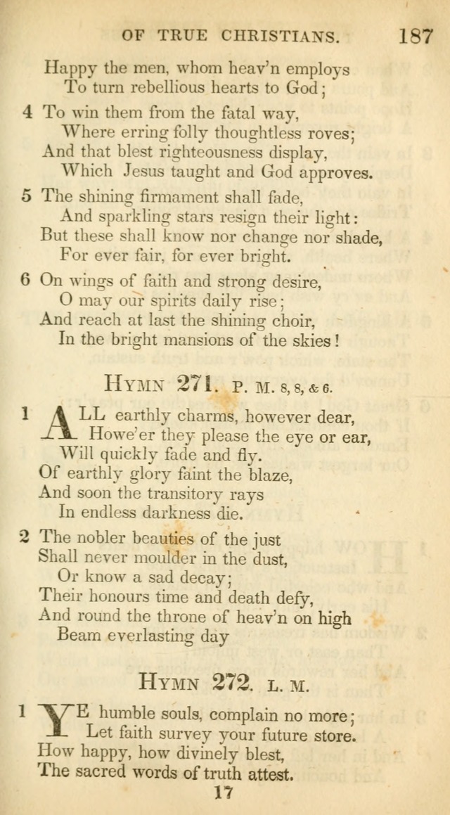 A Collection of Hymns and a Liturgy: for the use of Evangelical Lutheran Churches, to which are added prayers for families and individuals (New and Enl. Stereotype Ed.) page 187