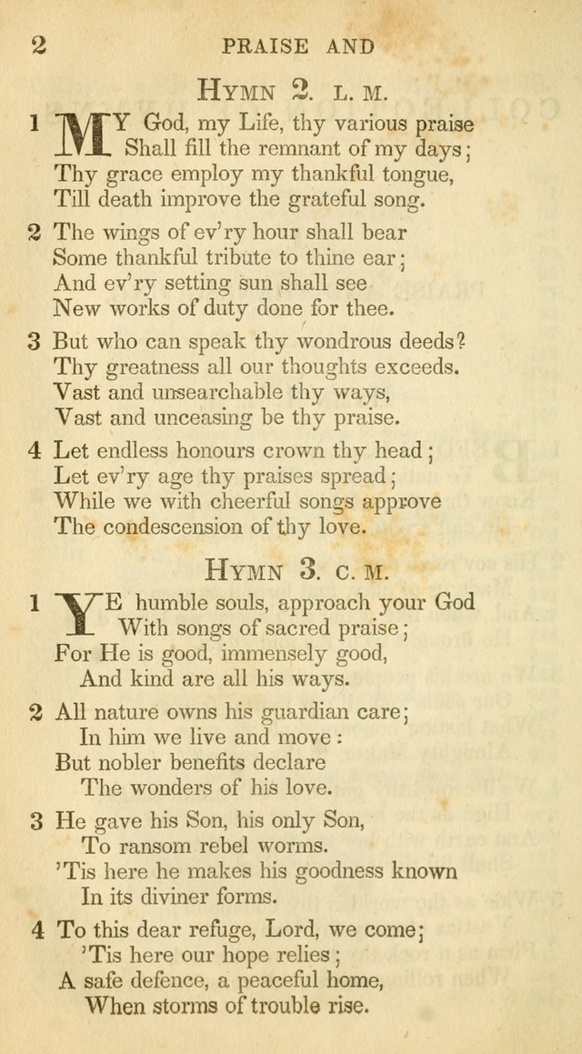 A Collection of Hymns and a Liturgy: for the use of Evangelical Lutheran Churches, to which are added prayers for families and individuals (New and Enl. Stereotype Ed.) page 2