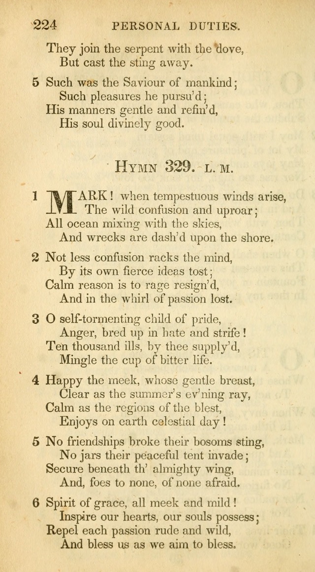 A Collection of Hymns and a Liturgy: for the use of Evangelical Lutheran Churches, to which are added prayers for families and individuals (New and Enl. Stereotype Ed.) page 224