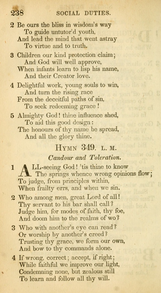 A Collection of Hymns and a Liturgy: for the use of Evangelical Lutheran Churches, to which are added prayers for families and individuals (New and Enl. Stereotype Ed.) page 238