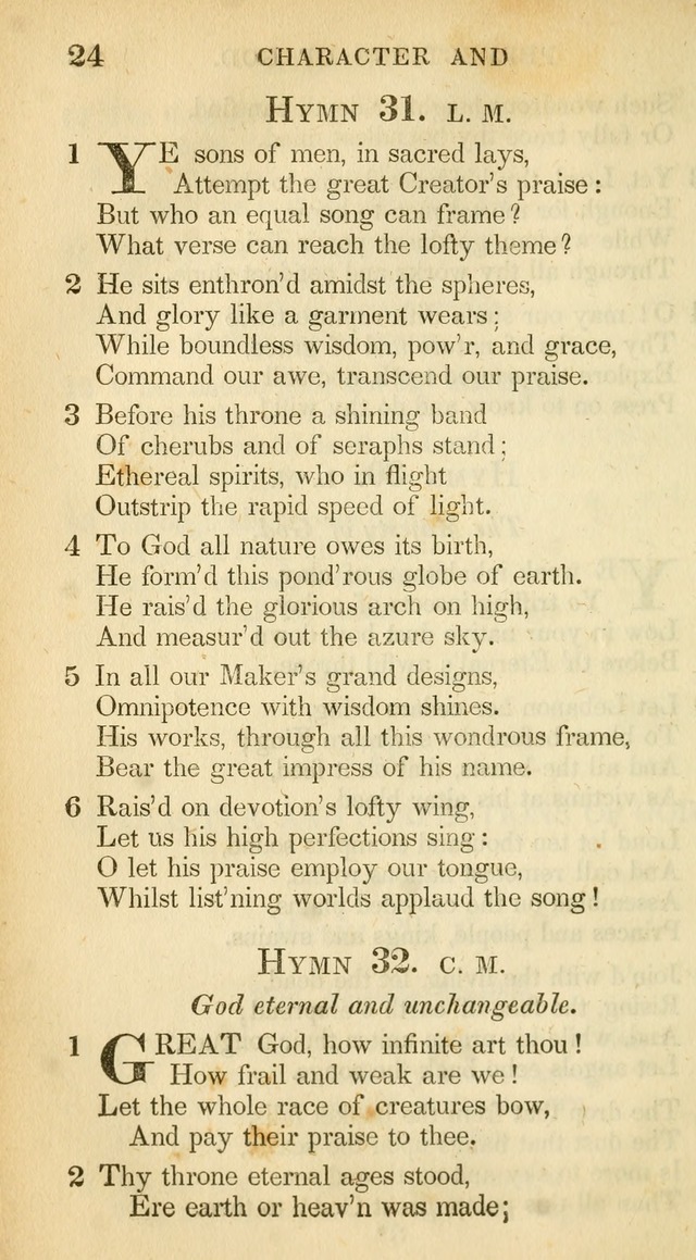 A Collection of Hymns and a Liturgy: for the use of Evangelical Lutheran Churches, to which are added prayers for families and individuals (New and Enl. Stereotype Ed.) page 24