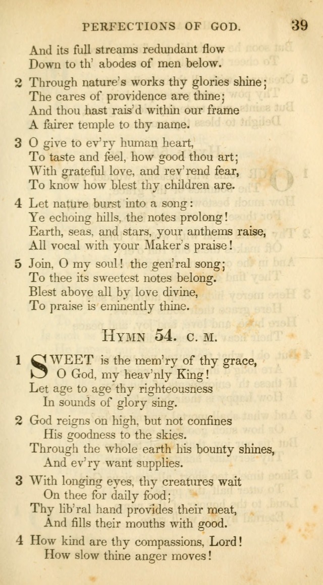 A Collection of Hymns and a Liturgy: for the use of Evangelical Lutheran Churches, to which are added prayers for families and individuals (New and Enl. Stereotype Ed.) page 39