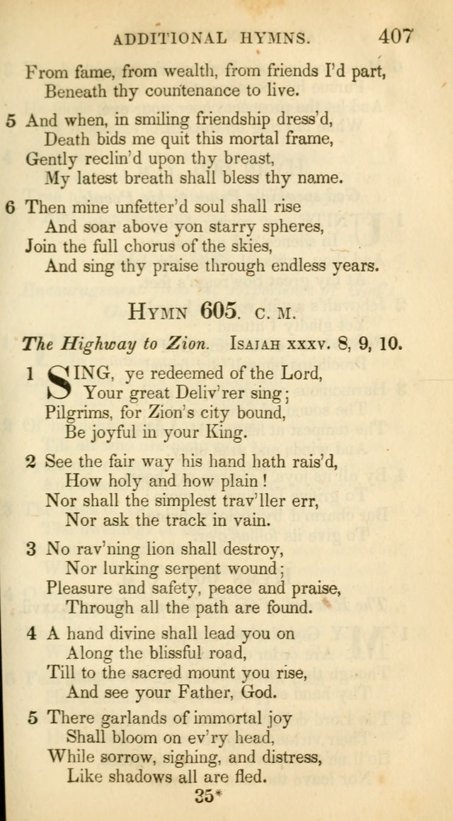 A Collection of Hymns and a Liturgy: for the use of Evangelical Lutheran Churches, to which are added prayers for families and individuals (New and Enl. Stereotype Ed.) page 407