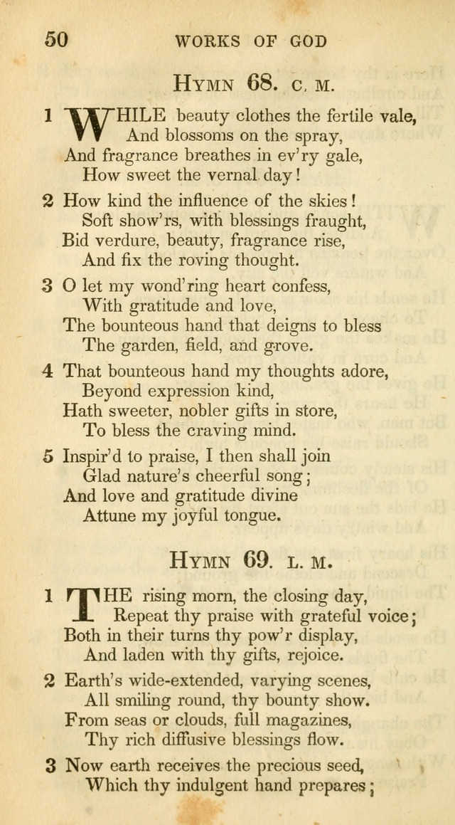 A Collection of Hymns and a Liturgy: for the use of Evangelical Lutheran Churches, to which are added prayers for families and individuals (New and Enl. Stereotype Ed.) page 50