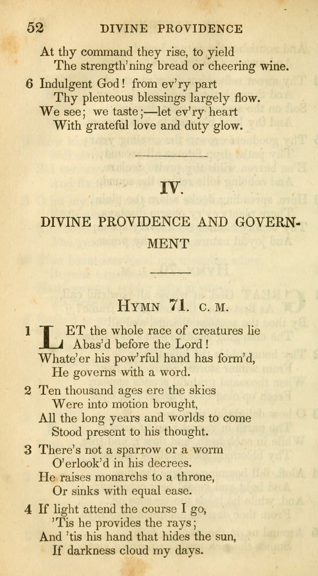 A Collection of Hymns and a Liturgy: for the use of Evangelical Lutheran Churches, to which are added prayers for families and individuals (New and Enl. Stereotype Ed.) page 52